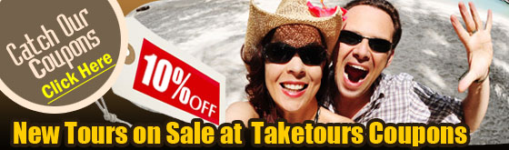 Save up to 10% with TakeTours coupon codes!