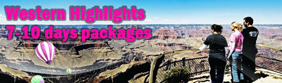 Western Highlights 7-10 day packages