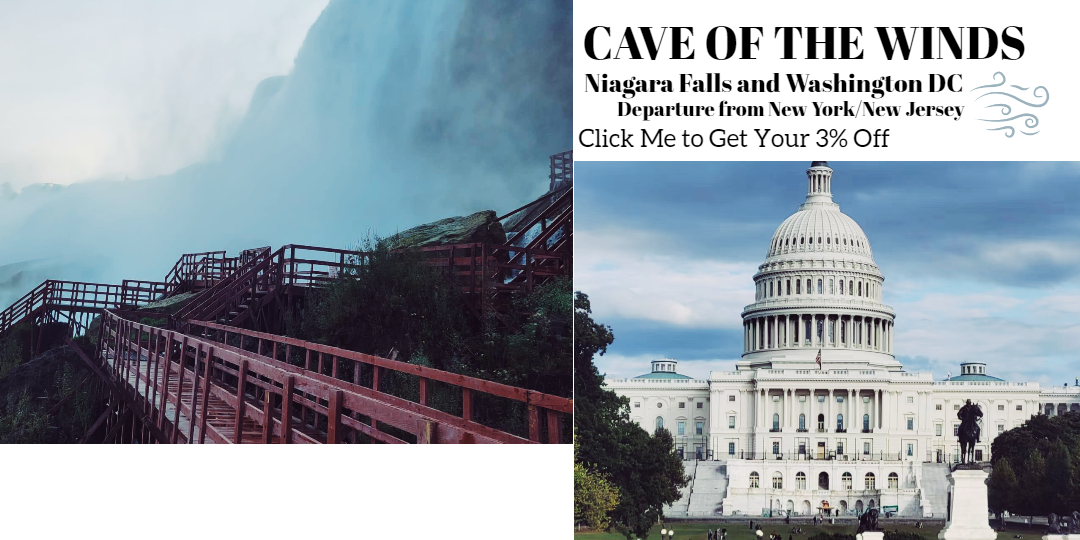3% OFF! Niagara Falls 3 Day Tour!