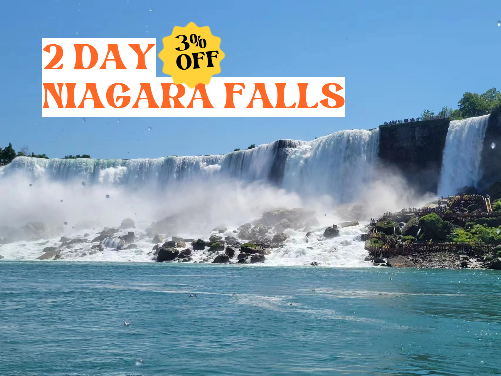 3% OFF! 2-Day Niagara Falls Tours